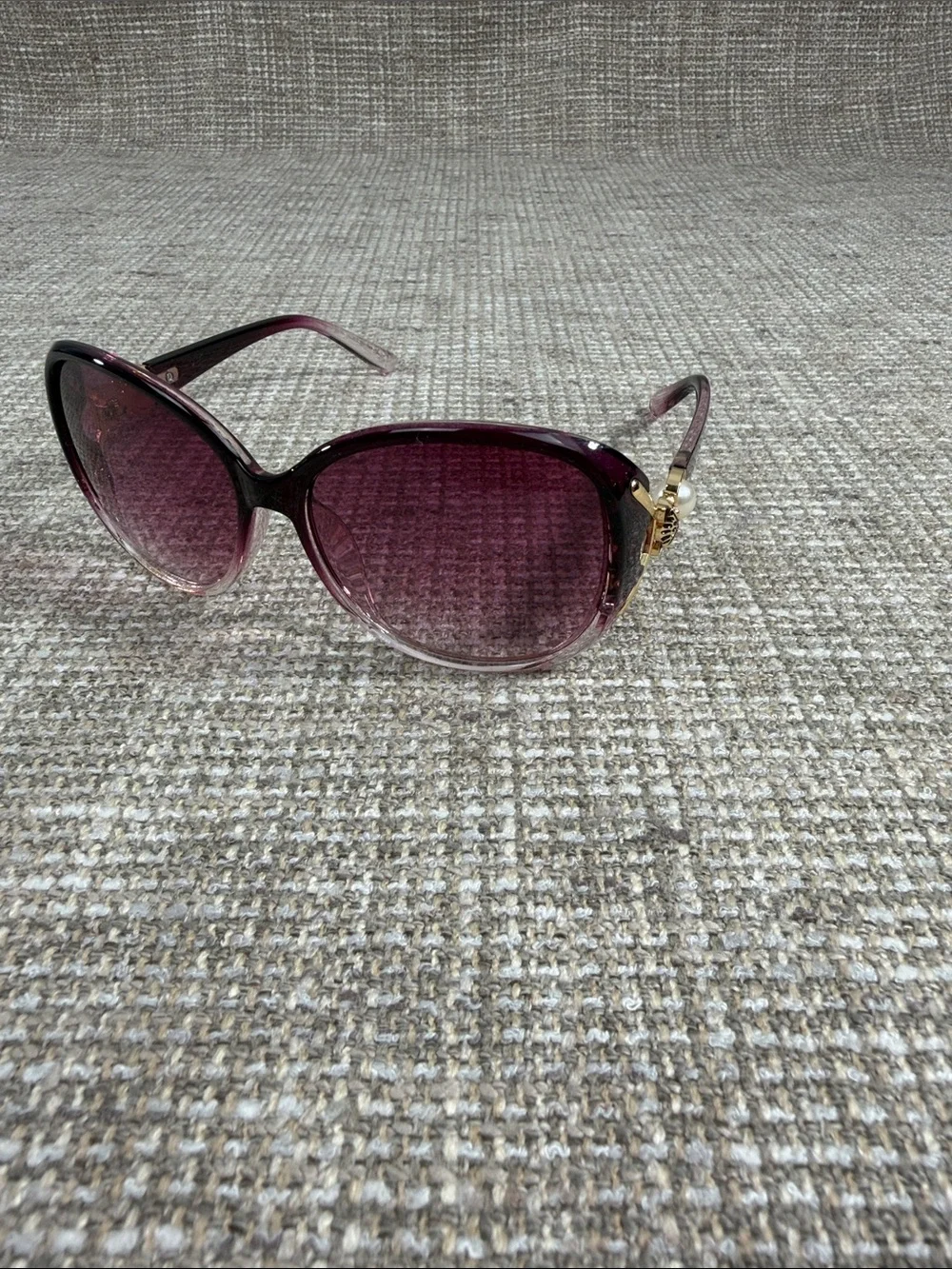 Women's Oversized Gradient Plum Sunglasses